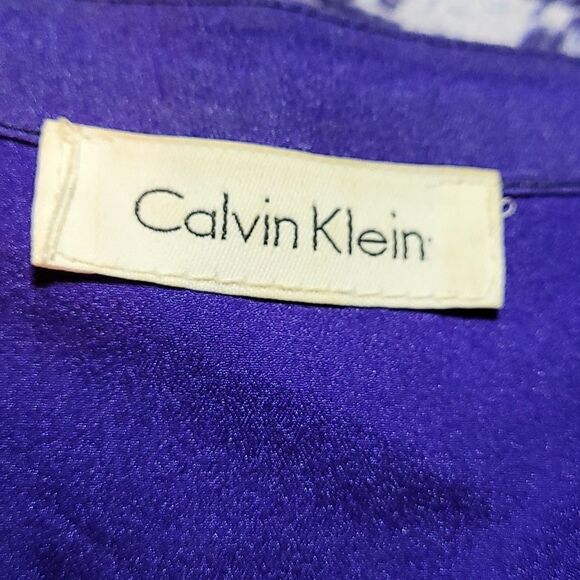 Calvin Klein woman's animal print ombre button up shirt - Picture 4 of 7